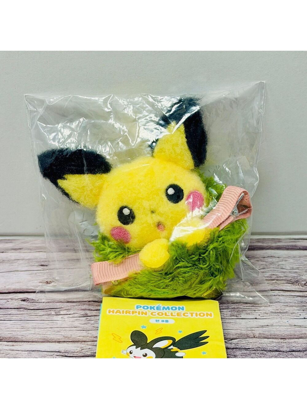 Pokemon Hairpin All Together Zap Pichu Plush Hairpin Official Korea US Seller